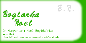 boglarka noel business card